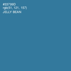 #33799D - Jelly Bean Color Image